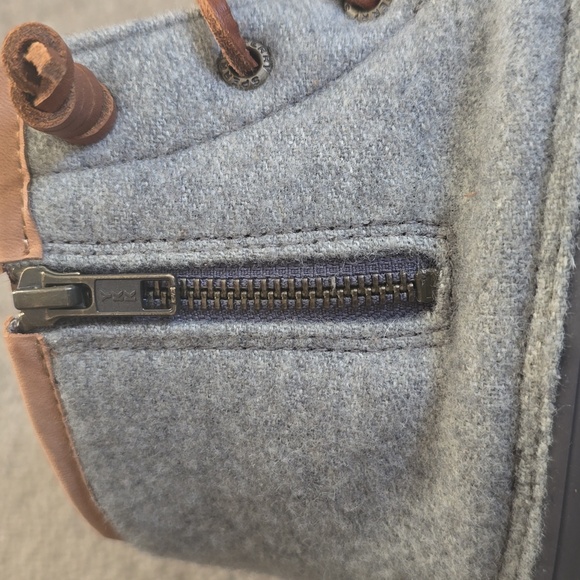 Sperry Women's Gray Saltwater Wool Duck Boots, New - Picture 12 of 13